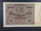 1923 Germany 5 Million Mark - Pick  90 - Solid Vf