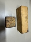 Vintage 37 Pc Letter Stamp Punch Set A-z  0-9 Symbols Steel W  2 Wood Boxes Usa