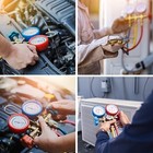 5ft Ac Diagnostic Manifold Freon Gauge Set For R410a R404a R22 R134a R12 R22 R50