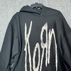Korn Sick New World Unisex Hoodie Size Xl Black Kangaroo Pocket Long Sleeve