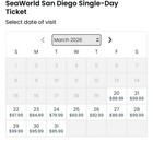 Seaworld San Diego Single-day Admission Ticket 1-day Pass For Seaworld San Diego