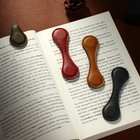 4 Pcs Magnetic Bookmarks  Classic Stitched Leather Bookmark  Lasable Engravable