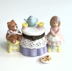 Phb Porcelain Hinged Trinket Box Lets Pretend Tea Party