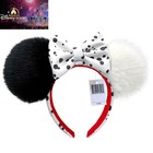 Disney  Parks Minnie Mickey Mouse Ear 101 Dalmations Cruella Devil Headband New