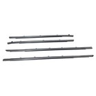 4pcs Chrome Outside Window Moulding Weatherstrips For Honda Crosstour 2010-2015