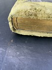 Antique Photo Album 1800s With Original Photos Green Crushed Velvet   Metal
