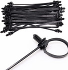 50 Pcs Cable Zip Tie  8 3x0 2 Inch Heavy Duty Nylon Push Mount Self Locking A   