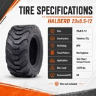 2x 23x8 50-12 Skid Steer Tires 23x8 5-12 Sks Tire 8pr Industrial 23 8 50 12 New