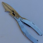 Vintage Abc Solingen Germany Fishing Multi Tool Pliers Knife Bone Saw
