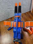 Nerf N-strike Elite Rhino-fire Blaster Toy Gun Tripod 2 Drum Dart Magazines