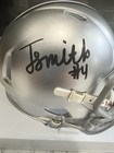 Jeremiah Smith Signed Ohio State Buckeyes Signed Mini Helmet  Beckett Holo