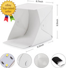 Folding Photo Studio Kit Box With Led Light For Photographing Shooting Tent For
