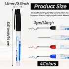 8 Pcs Long Nose Marker Head Deep Hole Marker Pens 30 1 Count  pack Of 8 