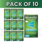 Nicorette Icy White Gum 105 Pieces 4mg - Pack Of 10