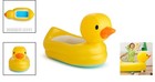Padded Inflatable Baby Bathtub For Ages 6-24  - White Hot Safety Feature