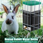1 Pack Rabbit Water Bottle  32 Oz No Drip Heated Water Bottle For Rabbits  Ha   
