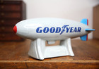 Goodyear Tires Blimp Ceramic Promo Large Desktop Toy Bank Vintage