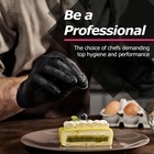 Black Nitrile Disposable Gloves Powder-free Latex-free 4 Mil 100 Count Food Safe