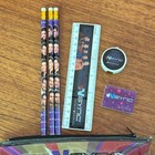Vintage Nsync Stationery Set Pencil Case Ruler Eraser Y2k 2000s School Supplies