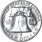 1960  p  Franklin Half Dollar Gem Proof 90  Silver