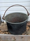 Antique Extra Large Apple Butter Copper Kettle Cauldron