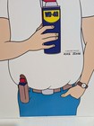 King Of The Hill Hank Art Wd-40 Promo Cutout Poster Limited Edition  Mike Judge 