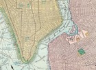 1899 Antique Manhattan City Map George Cram Map Of New York City Street Map 2751