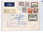 Palestine Jordan Occ 1958 Transjordan  mixed Franking  Air Cover Bethlehem Xp34
