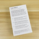 Ledger Nano X Cryptocurrency Bluetooth Hardware Wallet Open Box