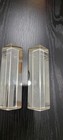  Unused Vintage Libby Owens Ford Glass Company Right Angle Prisms  Pair