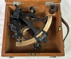 Vintage Maritime Sextant Heath   Co - London  Hezzanith  Navigation  Cased