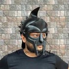 Black Edition Maximus Gladiator Helmet Roman Medieval Spartan Knight Helmet Gift