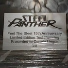 Steel Panther  feel The Steel  15th Anniversary Test Pressing Plaque Nm m  3 8