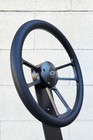 14  Black Billet Steering Wheel Vinyl Half Wrap Licensed Chevy Bowtie Horn