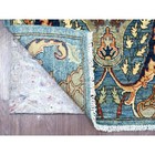 2 8 x5 8  Marlin Blue Bijar Garus Design Hand Knotted Soft Wool Runner Rug 21503