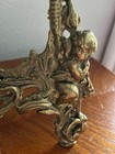 Gothic Brass Ornate Victorian Picture Frame 12 X 10 W Easel Back Cupid Putti