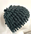 Nudu Bamileke 100  Baby Alpaca Bluegreen  Billy G Rocker Hat  21  - 22  Handmade