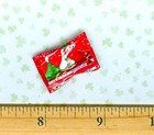 Dollhouse Miniature Size Christmas Chocolate Kisses Candy Bag