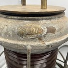 Vintage Perko  Marine Nautical Red Ship Lantern 14  Tall Retrofit Electric