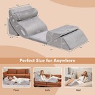 6pcs Orthopedic Bed Wedge Pillow Set Post Surgery Memory Foam For Back Neck Leg