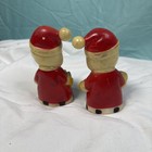 Brinn Santa Salt Pepper Shakers Brinnco Plastic Vintage 1950-60s Hong Kong