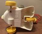 Vintage 1972 Peanuts Snoopy   Woodstock Pull Toy Hasbro Works Ears Spin Rolling