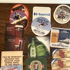 Lot Of 78 Vintage Beer assorted Cardboard Coasters Various Brands