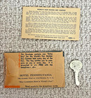 Vintage  1940 World s Fair Golden Key Contest With Key In Envelope New York