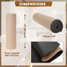 Sponge Neoprene With Adhesive Foam Rubber Sheet 1 8    Thick X 12    Wide X 54    Long