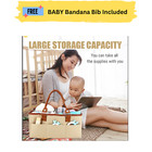 Z-baby Diaper Caddy - Nursery Storage Bin And Car Organizer Baby Shower Gift