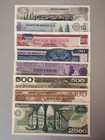 Mexico Peso Banknote Series Unc a 5 10 20 50 100 500 1000 2000 Pesos Set  8 