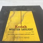 Vintage Kodak 10 X 12 Safelight Filter Series  oa--new In Box