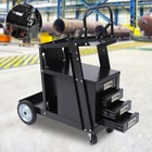 Welding Welder Cart Mig Tig Arc Plasma Cutter Tool Tank Storage 4 Drawer Cabinet