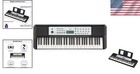 Yamaha 61-key Portable Keyboard  With Power Adapter Ypt280